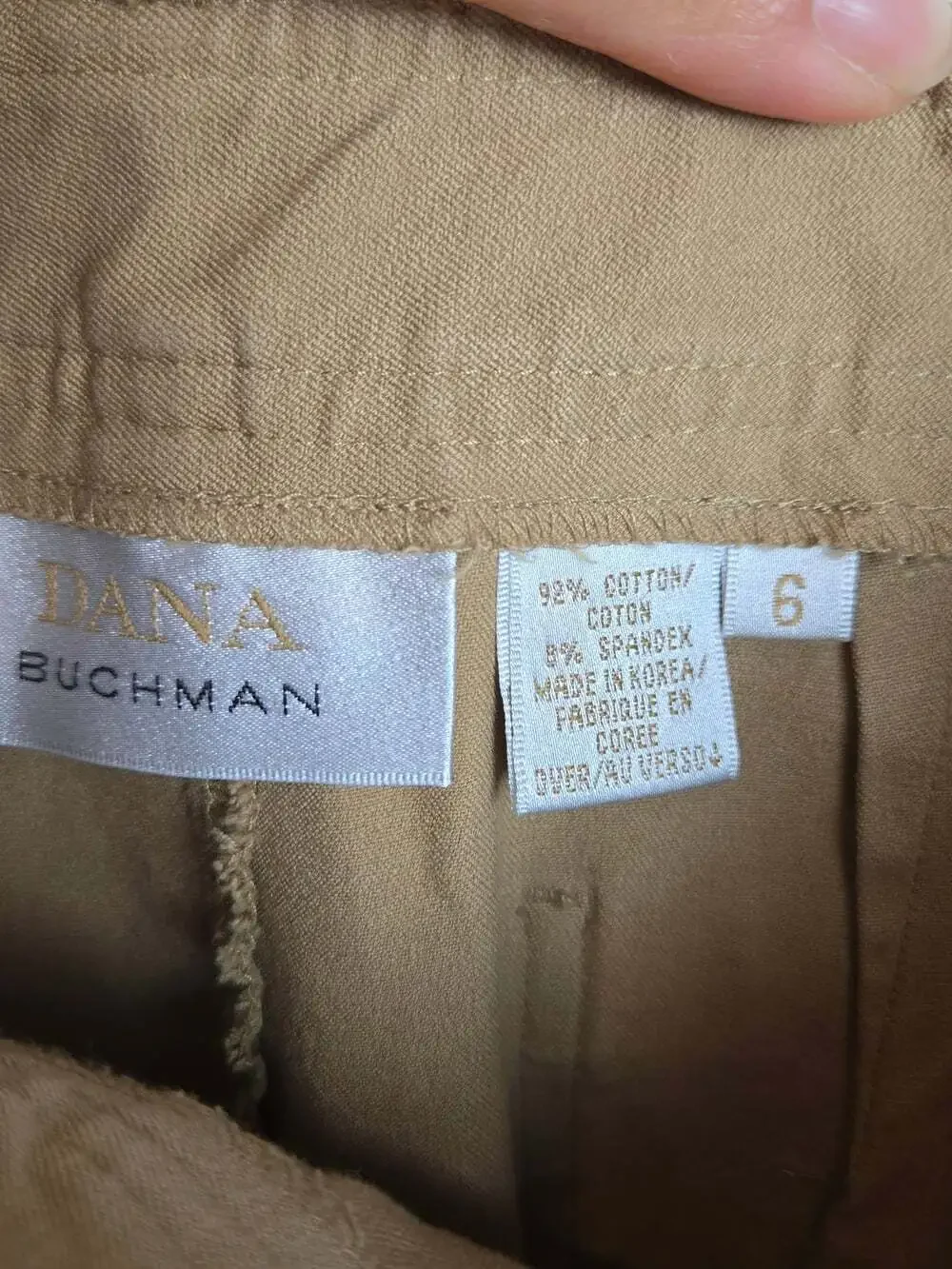 Dana Buchman Women's Tan and Brown Trousers
